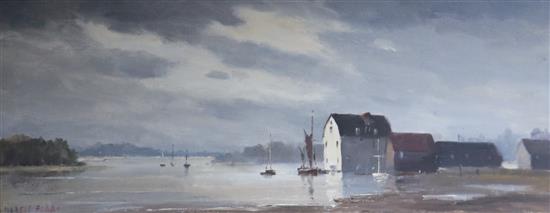 Marcus Ford (1914-1989) Woodbridge 1979 30 x 75cm